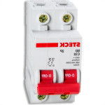 Disjuntor Steck Din Bipolar 16A Sd62 C Sdd62C16