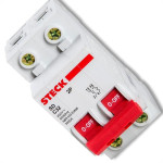 Disjuntor Steck Din Bipolar 16A Sd62 C Sdd62C16