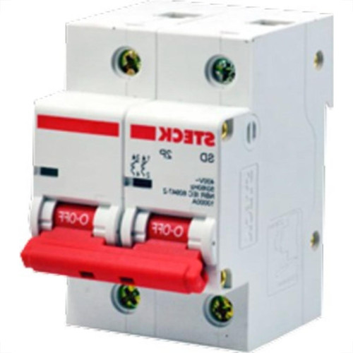 Disjuntor Steck Din Bipolar 80A Sd2 C Sdd2C80