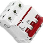 Disjuntor Steck Din Tripolar 63A Sd63 C Sdd63C63