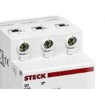 Kit C/3 - Disjuntor Steck Din Tripolar 80A Sd3 C Sdd3C80