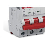Disjuntor Steck Din Tripolar100A Sd3 C Sdd3C100