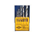 Broca Aco Rapido Brasfort 3 A 8Mm 5 Pecas 7518