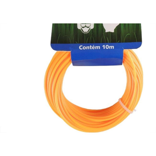 Fio De Nylon Brasfort Redondo 2,0Mm/ 10M 7533