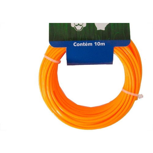 Fio De Nylon Brasfort Redondo 2,4Mm/ 10M 7534