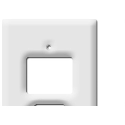 Placa Perlex Branca 4X2 (2 Saida+Tomada) 23Pl3It
