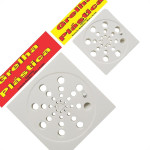 Grelha Plastica Overtime Quadrada Branca Com Fecho 15 180004