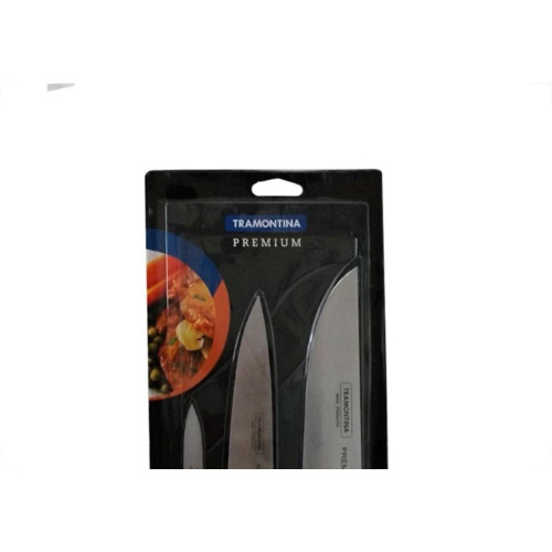 Faca Tramontina Cozinha Inox 3Pecas 