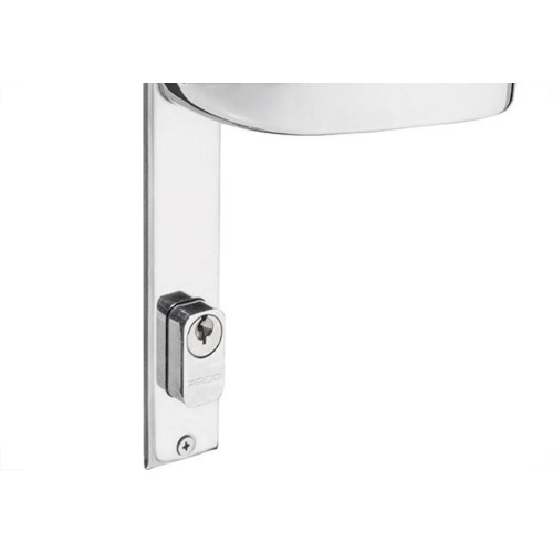 Fechadura Pado 661 Cromada Perfil Aluminio Zamac 