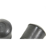 Ponteira Cadeira Forsan Borracha Preta  1.1/2'' 20Pecas 0059P