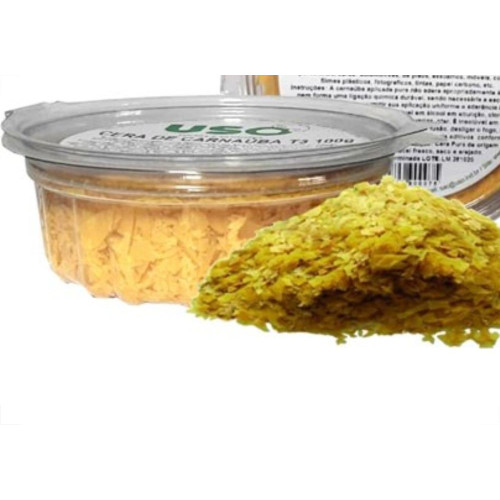 Cera Granulada De Carnauba Uso 100G Pote 0007-6 - Kit C/6 