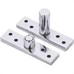 Dobradica Pivotante Silvana 885 Cromada Com 2 Pecas 97688