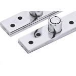 Dobradica Pivotante Silvana 885 Cromada Com 2 Pecas 97688