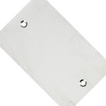 Placa Piso Inox 4X2 Cega Pi4200