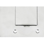 Placa Piso Inox 4X4 Unha 1 Telebras Pi44Tb