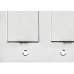 Placa Piso Inox 4X4 Unha 2 Telebras Pi442Tb