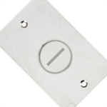 Placa Piso Inox 4X2 Rosca Pi42Ro