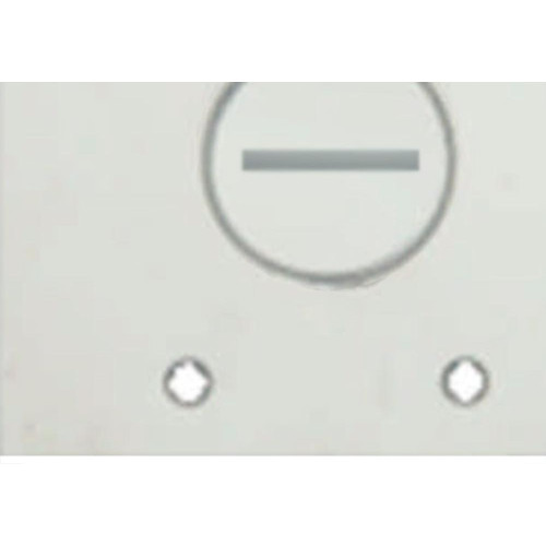 Placa Piso Inox 4X4 Para 1 Rosca Pi44Ro