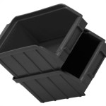 Gaveteiro Preto''04''09X13X19 Estante Ca4Pt
