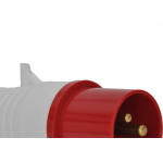 Pino 2 Polos+Terra Jng 380V 32A Vermelho 53603