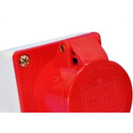Tomada Externa Jng 2 Polos +Terra 32A 380V Vermelha 53604