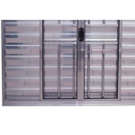 Janela Veneziana Aluminio Hikari 1 X 1,2M Grade Vc55