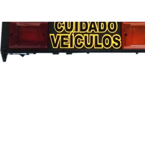 Sinalizador Garagem Techna Plastico Preto Led C/Bip Si-004