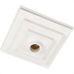Plafonier Pvc Pavilonis Quadrado Branco Soquete Porcelana E27 859001/200