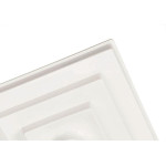 Plafonier Pvc Pavilonis Quadrado Branco Soquete Porcelana E27 859001/200