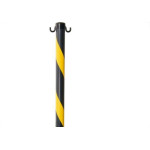 Pedestal Pvc 90Cm Prosafety Preto/Amarelo Wps1932