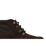 Botina Cartom Tp92 Com Cadarco''37'' Sem Biqueira Marrom Par 3955