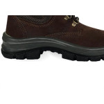 Botina Cartom Tp92 Com Cadarco''39'' Sem Biqueira Marrom Par 3957