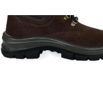 Botina Cartom Tp92 Com Cadarco''41'' Sem Biqueira Marrom Par 3959