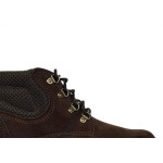 Botina Cartom Tp92 Com Cadarco''41'' Sem Biqueira Marrom Par 3959
