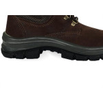 Botina Cartom Tp92 Com Cadarco''44'' Sem Biqueira Marrom Par 3962