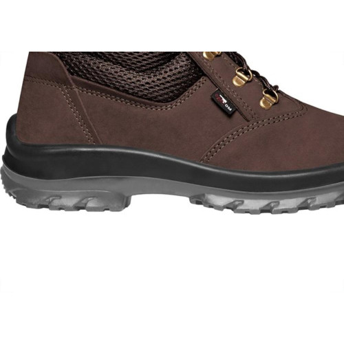 Botina Cartom Tp94 Com Cadarco''40'' Sem Biqueira Marrom Par 4200
