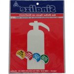 Placa Sinalizacao Pvc 15X15 ''Extintor Incendio'' Fluorescente 350Ad