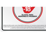 Placa Sinalizacao Aluminio 20X25 ''Lei Alcool Menor'' 190Sp