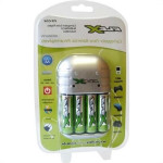 Carregador Para Pilhas 4Aa/Aaa Ou 2 Bateria 9V Flex Com 4Aa Fx-C03/4P