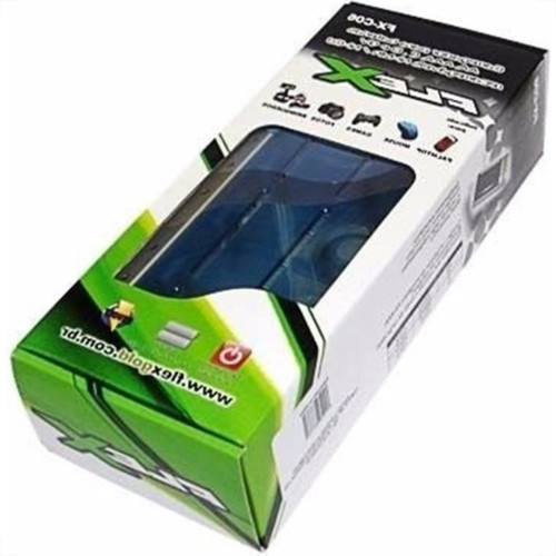 Carregador Flexgold Para 4 Pilhas Aa/Aaa/C/D/9V Flex Com 4 Bivolt Fx.C06