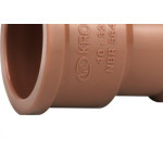 Luva Marrom Krona Liso Liso Reducao 50Mm X25Mm 453 - Kit C/10 