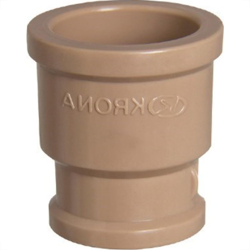 Luva Marrom Krona Liso Liso Reducao 75Mm X60Mm 588 - Kit C/8 