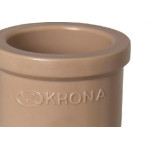 Luva Marrom Krona Liso Liso Reducao 75Mm X60Mm 588 - Kit C/8 