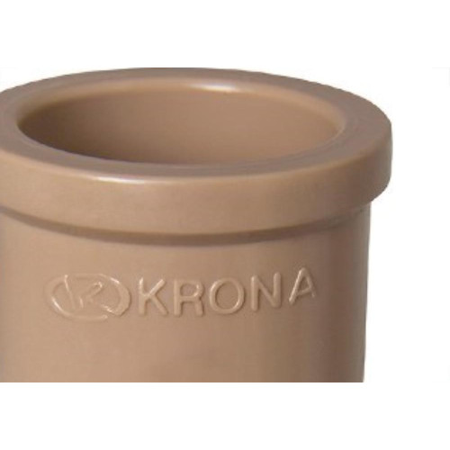 Luva Marrom Krona Liso Liso Reducao 75Mm X60Mm 588 - Kit C/8 