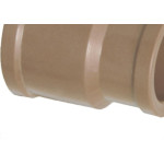 Luva Marrom Krona Liso Liso Reducao 110Mm X75Mm 589 - Kit C/4 