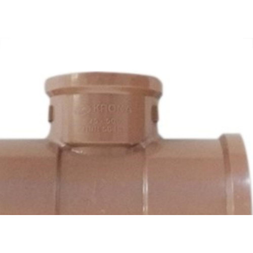 Tee Marrom Krona Liso Liso Liso Reducao 110Mmx75Mm 873