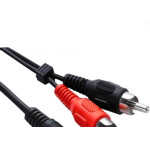 Cabo Audio/Video 2Rca+1P2 Stereo 1,8M 1013 - Kit C/10 