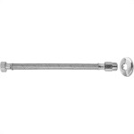 Engate Flexivel Metal Cromado Blukit Malha Inox 60Cm 250108-412