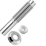 Tubo Ligacao Blukit Flexivel Ajustavel Cromado 290404-412