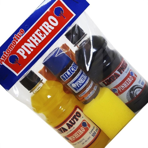 Kit Automotivo Limpeza Pinheiro Com 6 Pecas 28